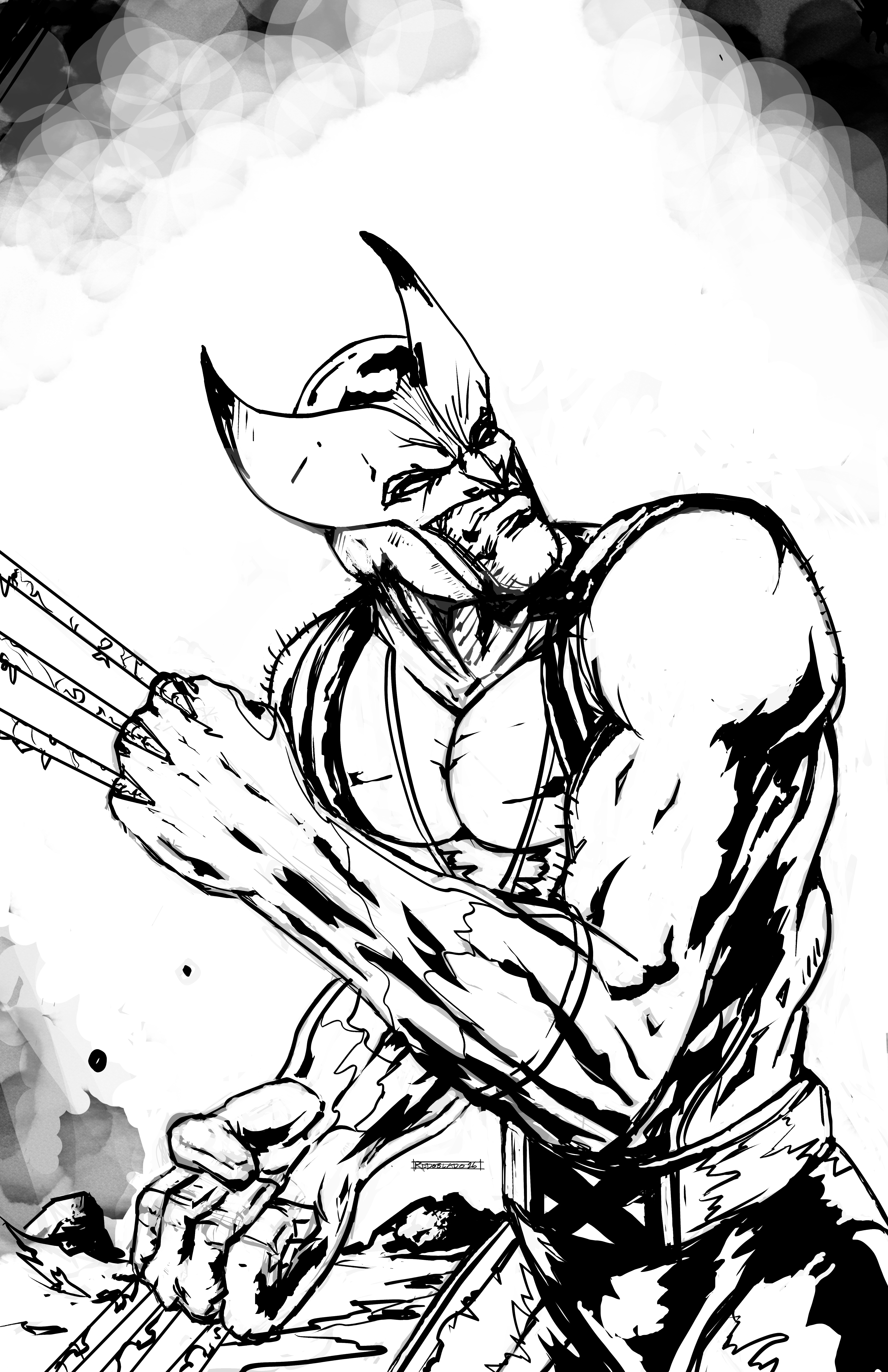 Wolverine — Ink & Wash